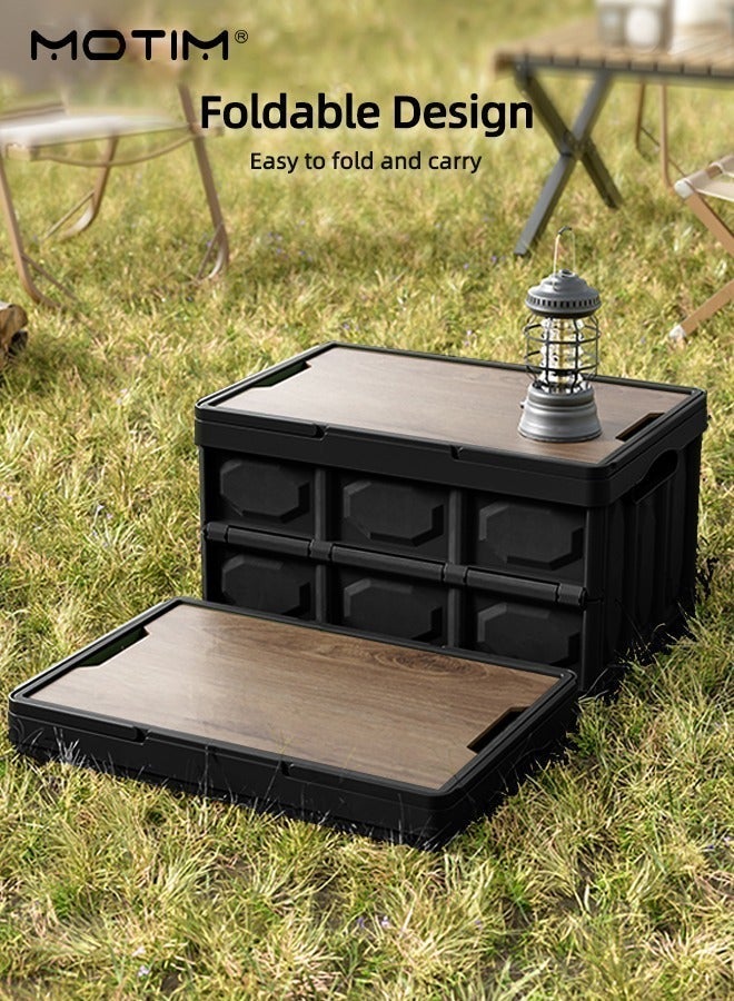 Motim Car Trunk Organizer 53*35*28cm, Collapsible Car Storage Box, Foldable Car Boot Organizer with Large Capacity for Car Storage SUV Sedan & Daily Use - Image 4